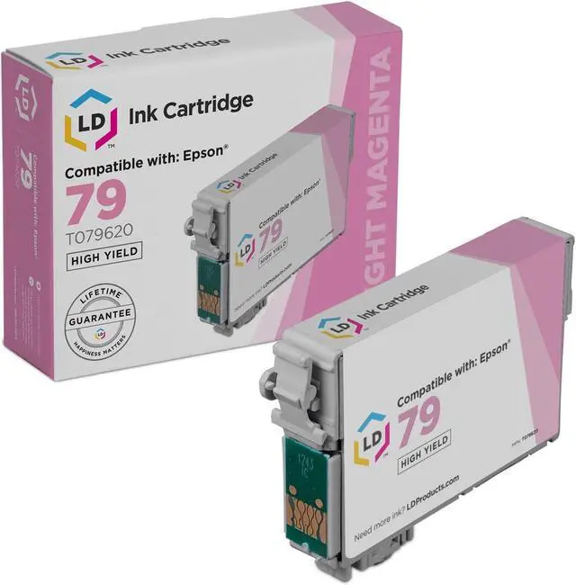 Main image of LD Products Remanufactured Ink Cartridge Replacement for Epson 79 T079620 High Yield (Light Magenta)