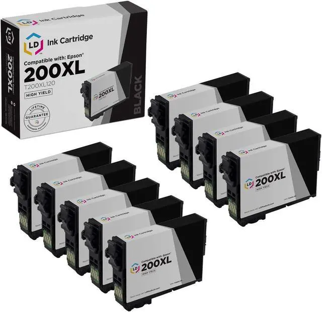 Main image of LD Products Remanufactured Replacements for Epson 200XL Ink Cartridges 200XL 200 XL T200XL120 High Yield