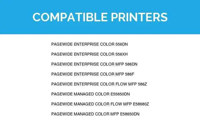 Alt view image 7 of 7 - LD Remanufactured Ink Cartridge Replacement for HP 981X L0R12A High Yield (Black) Compatible with HP PageWide Enterprise Color 586f 586z HP PageWide Managed Color E58680z MFP E58650dn and more