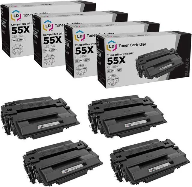 Main image of LD Products Compatible Replacements for HP 55X 55A CE255X CE255A Toner Cartridge