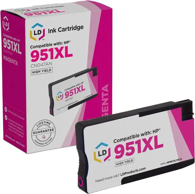 Main image of LD Products Compatible Ink Cartridge Replacement for HP 950XL CN047AN High Yield (Magenta)