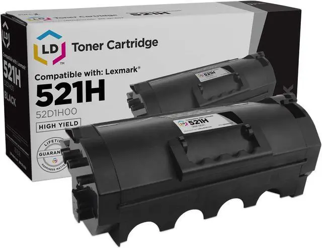 Main image of LD Products Compatible Toner Cartridge Replacement for Lexmark 521H 52D1H00 High Yield (Black) for use in MS810de, MS810dn, MS810dtn, MS810n, MS811dn, MS811dtn, MS811n, MS812de, MS812dn, & MS812dtn