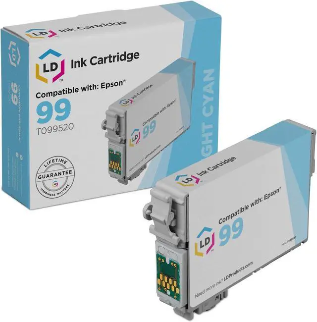 Main image of LD Products Remanufactured Ink Cartridge Replacement for Epson 99 T099520 (Light Cyan)