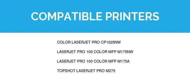 Alt view image 7 of 7 - LD compatible Replacements for HP 126A Set of 5 Laser Toner Cartridges: 2 CE310A Black, 1 CE311A Cyan, 1 CE312A Yellow, & CE313A Magenta