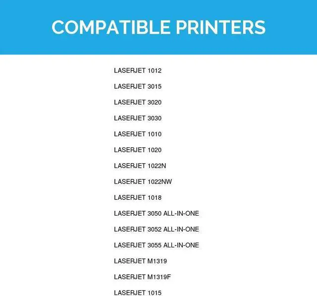 Alt view image 6 of 7 - LD Products Compatible Toner Cartridge Replacement for HP 12A Q2612A (Black)