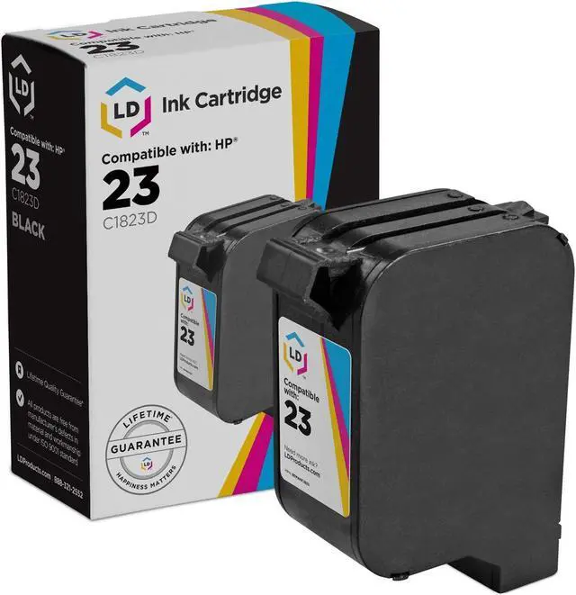 Main image of LD Products Replacement for HP 23 Color Ink Cartridge C1823D (Tri-Color, Single Pack)
