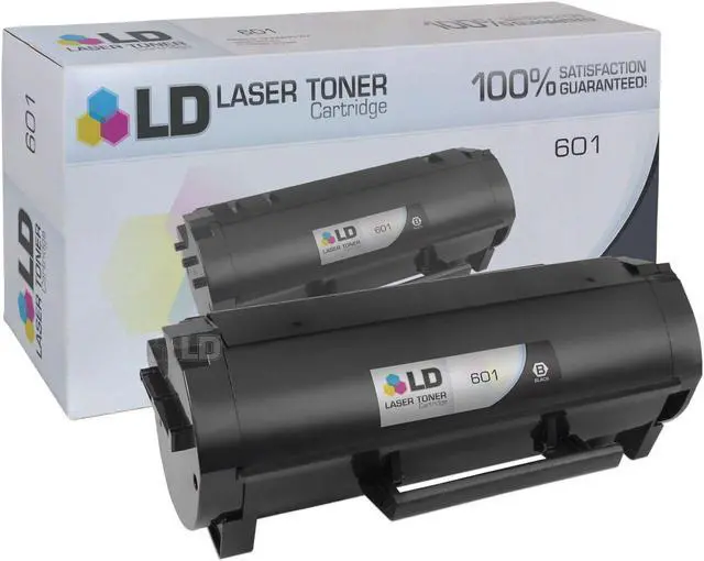 Main image of LD Products Compatible Toner Cartridge Replacement for Lexmark 601 60F1000 (Black)