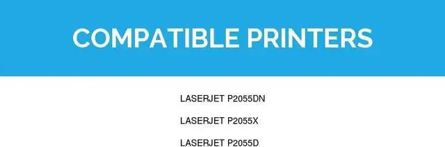 Alt view image 7 of 11 - LD Products Compatible Toner Cartridge Replacements for HP 05A CE505A for use in HP LaserJet P2035, P2035n, P2055d, P2055dn & P2055X (Black, 4-Pack)