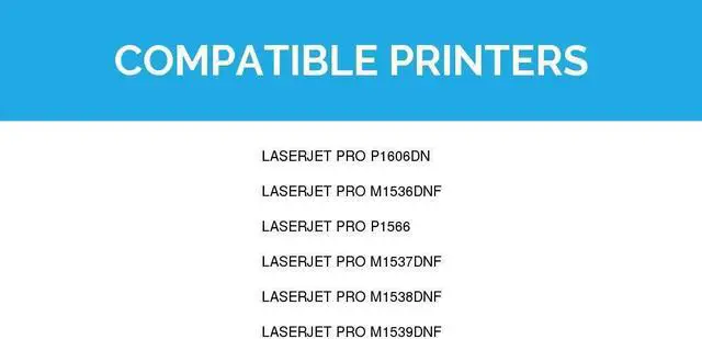Alt view image 7 of 7 - LD Products Compatible Toner Cartridge Replacements for HP 78A CE278A (Black, 2-Pack) For in use: HP-78A HP78A LaserJet Pro / Laserjet M1536dnf, M1537dnf, M1538dnf, M1539dnf, P1566, P1606dn