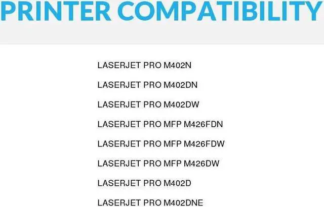 Alt view image 7 of 7 - LD Compatible Toner Cartridge Replacement for HP 26A CF226A (Black, 4-Pack)