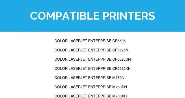 Alt view image 7 of 11 - LD © Remanufactured Replacement Laser Toner Cartridge for Hewlett Packard CE270A (HP 650A) Black