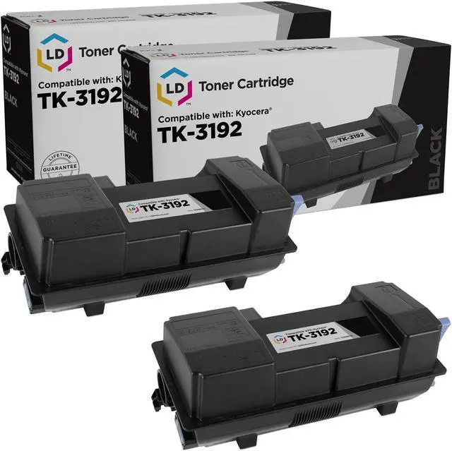 Main image of LD Products Compatible Toner Cartridge Replacement for Kyocera Mita TK-3192 1T02T60US0 (Black, 2-Pack)
