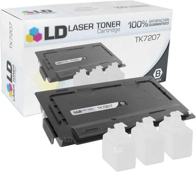 Alt view image 6 of 7 - LD Products Compatible Toner Cartridge Replacement for Kyocera TK-7207 1T02NL0US0 (Black, 2-Pack)