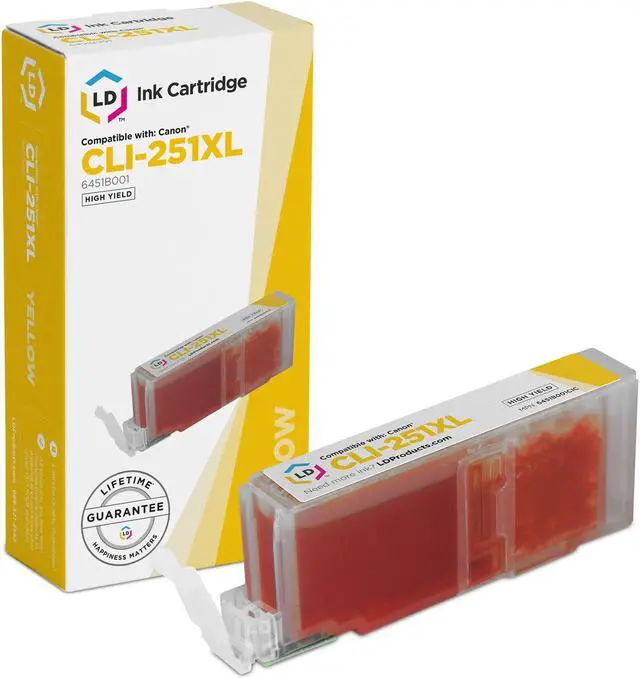 Alt view image 5 of 13 - LD © Canon Compatible PGI-250XL & CLI-251 Set of 13 HY Cartridges: 3 Pigment Black (PGI-250XL), 2 Black (CLI-251XL), Cyan (CLI-251XL), Magenta (CLI-251XL), Yellow (CLI-251XL), Gray (CLI-251XL)