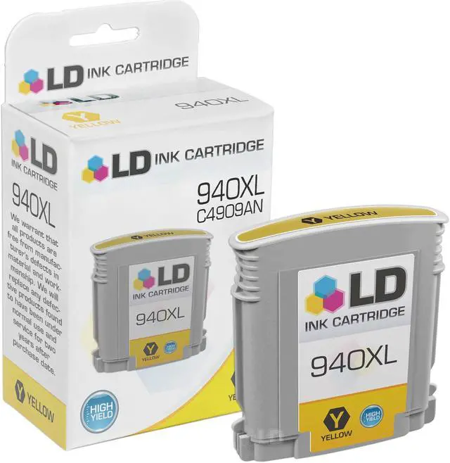 Alt view image 3 of 11 - LD © Remanufactured Replacements for Hewlett Packard HP 940XL / HP 940 Set of 9 High Yield Inkjet Cartridges Includes: 3 C9407AN Cyan, 3 C9408AN Magenta, and 3 C9409AN Yellow