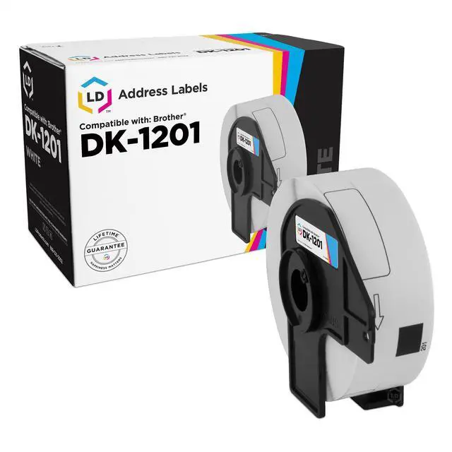 Alt view image 2 of 2 - LD Compatible Address Label Replacement for Brother DK-1201 1.1 in x 3.5 in (400 Labels, 2-Pack)