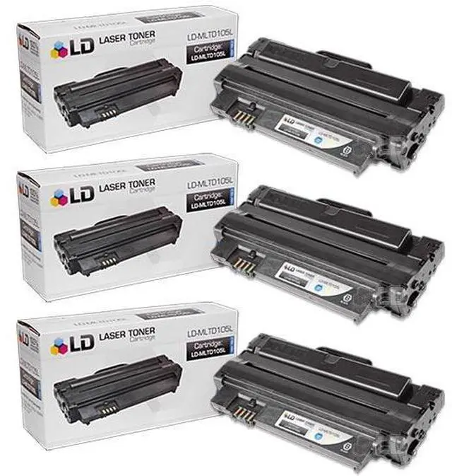 Main image of LD © 3 Compatible Laser Toners for the Samsung MLT-D105L