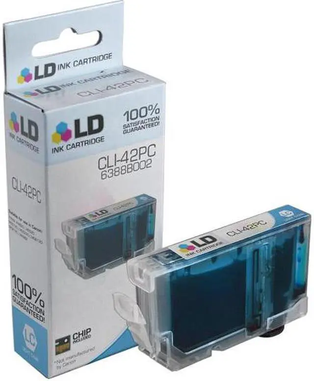 Main image of LD © Compatible Replacement for Canon 6388B002 / CLI-42PC Photo Cyan Inkjet Cartridge for use in Canon PIXMA PRO-100 Printer