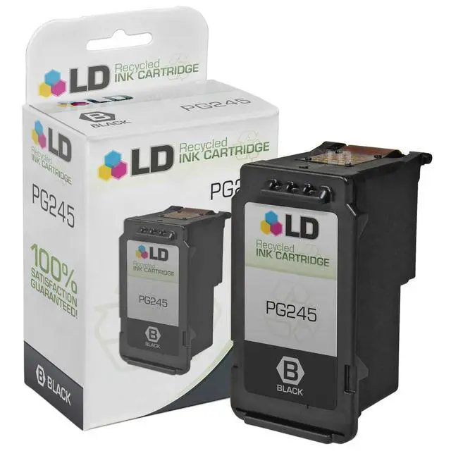 Alt view image 2 of 3 - LD © Remanufactured Replacements for Canon PG-245 / 8279B001AA 2PK SY Black Ink Cartridges for use in Canon PIXMA iP2820, MG2420, MG2520, MG2920, MG2922, MG2924, & MX492 Printers