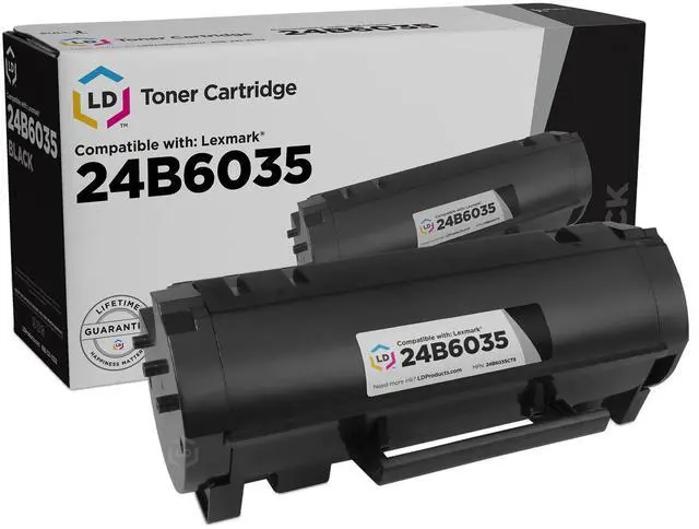 Main image of LD Compatible Toner Cartridge Replacement for Lexmark M1145 24B6035 (Black)
