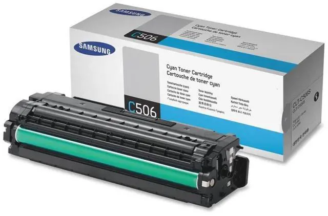 Main image of Original Samsung CLP-680/6260 Series, CLT-C506S Cyan Toner (1,500 Page Yield)