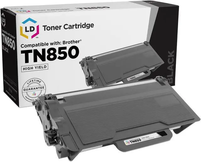 Alt view image 2 of 2 - LD Compatible Replacement for Brother TN850 High Yield Black Toner Cartridges 4-Pack for DCP-L5500DN, DCP-L5600DN, DCP-L5650DN, HL-L6300DW, HL-L6400DW, HL-L6400DWG, MFC-L5900DW, MFC-L6700DW