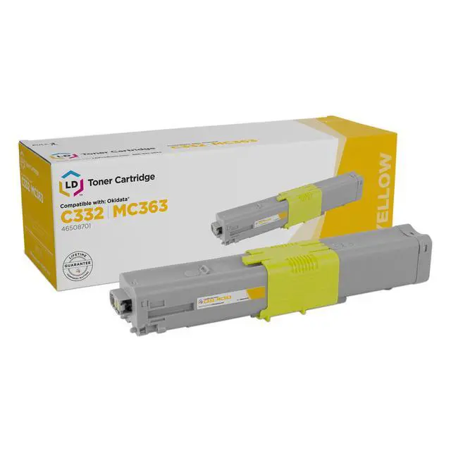 Main image of LD Compatible Toner Cartridge Replacement for Okidata 46508701 (Yellow)