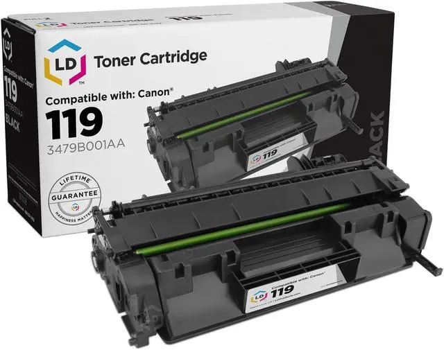 Main image of LD © Canon Compatible 119 (3479B001AA) Set of 3 Black Laser Toner Cartridges for use in the ImageClass LBP6300dn, LBP6650dn, LBP6670dn, M6160dw, MF5850dn, MF5880dn, MF5950dw, MF5960dn & MF6180dw