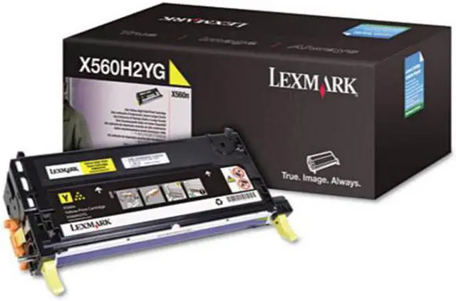 Alt view image 4 of 12 - Lexmark X560H2YG High-Yield Toner 10000 Page-Yield Yellow