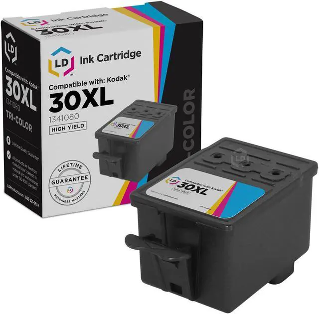 Alt view image 3 of 5 - LD Compatible Replacement for Kodak 30XL / 30 4 Pk HY Ink Cartridges Includes:2 1550532 Black & 2 1341080 Color for use in ESP C110, C310, C315, Office 2150, Office 2170, 3.2, & Hero 3.1, 4.2, & 5.1