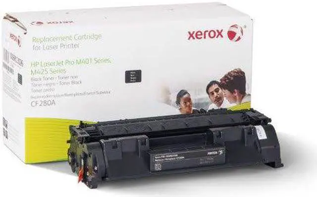 Main image of Xerox Premium Replacement Black Laser Toner Cartridge for Hewlett Packard CF280A (80A) - Made in the U.S.A