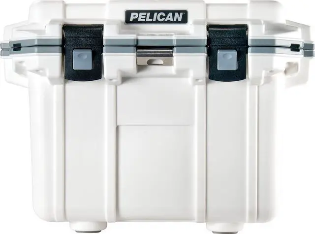 Alt view image 3 of 14 - Pelican Elite Cooler, Cooler, White/Gray, Hard, 25.30" x 19.00" x 18.50" 30Q-1-WHTGRY