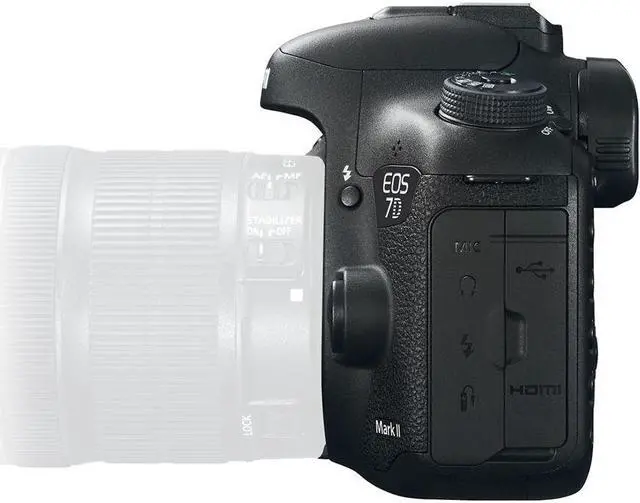 Alt view image 4 of 5 - Canon EOS 7D Mark II DSLR Camera (Body Only)