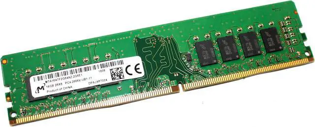 Main image of MTA16ATF2G64AZ-2G6E1 Micron OEM 16GB 2RX8 PC4-2666v DDR4 RAM Memory Module