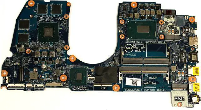 Main image of M5H57 Dell G3 3579 Motherboard w/ i7-8750H