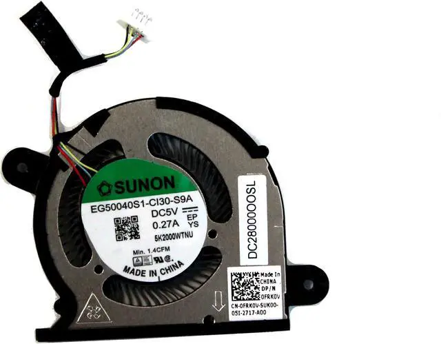 Main image of FRK0V Dell XPS 9300 Genuine Cooling Fan - OEM