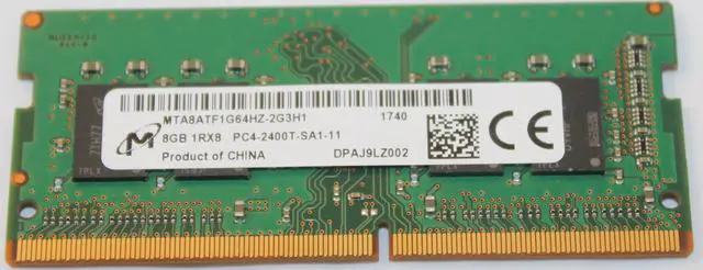 Main image of Micron MTA8ATF1G64HZ-2G3H1 8GB PC4-19200 DDR4 2400MHz So-Dimm Laptop Memory