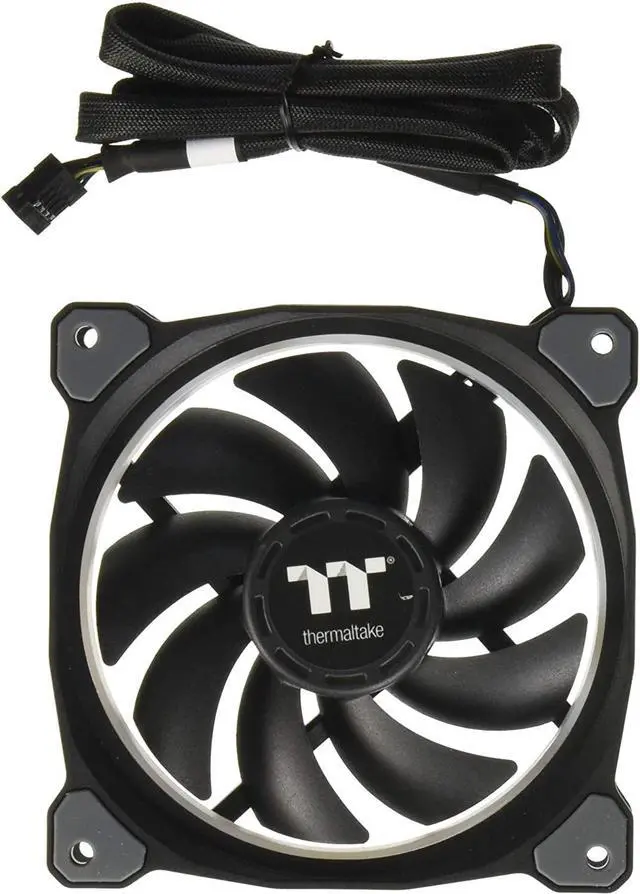 Main image of Thermaltake Riing Plus 12 RGB TT Premium Edition 120mm Software Enabled Circular 12 Controllable LED RGB Riing Case/Radiator Fan - Single Pack - CL-F059-PL12SW-A