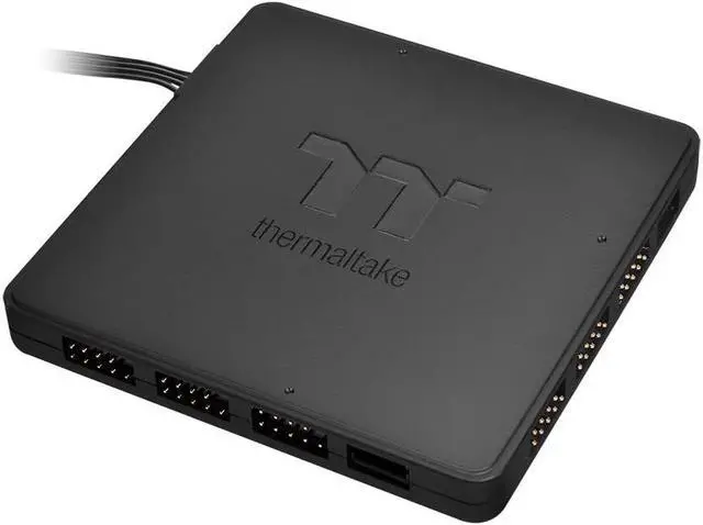 Main image of Thermaltake TT Sync SATA Powered 9 Port Addressable LED Controller TT Premium Edition (Compatible with ASUS Aura Sync, GIGABYTE RGB Fusion and MSI Mystic Light Sync) CL-O015-PL00BL-A,1 Pack
