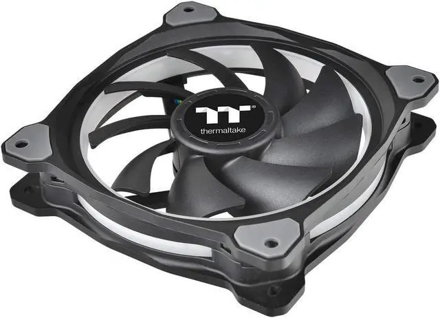 Alt view image 2 of 6 - Thermaltake Riing Plus 12 RGB TT Premium Edition 120mm Software Enabled Circular 12 Controllable LED RGB Riing Case/Radiator Fan - Single Pack - CL-F059-PL12SW-A