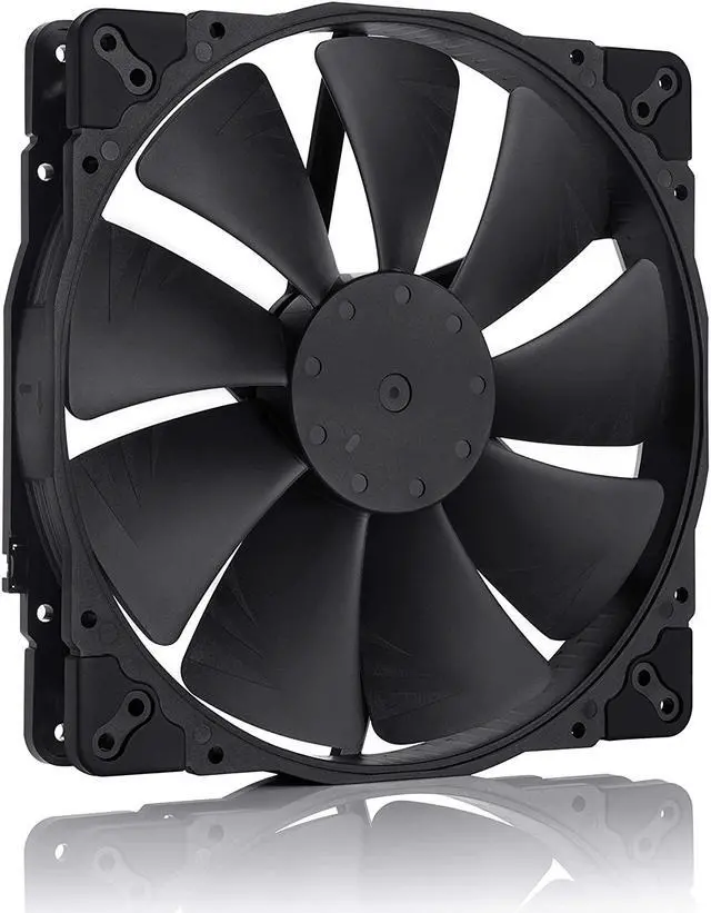 Alt view image 3 of 7 - Noctua NF-A20 PWM chromax.Black.swap, Premium Quiet Fan, 4-Pin (200x30mm, Black)