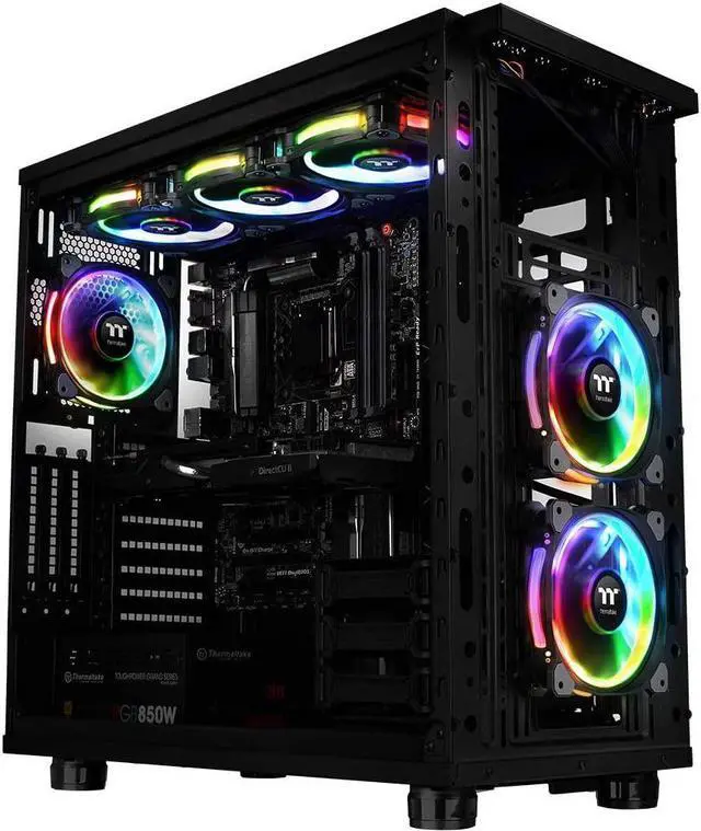 Alt view image 6 of 6 - Thermaltake Riing Plus 12 RGB TT Premium Edition 120mm Software Enabled Circular 12 Controllable LED RGB Riing Case/Radiator Fan - Single Pack - CL-F059-PL12SW-A