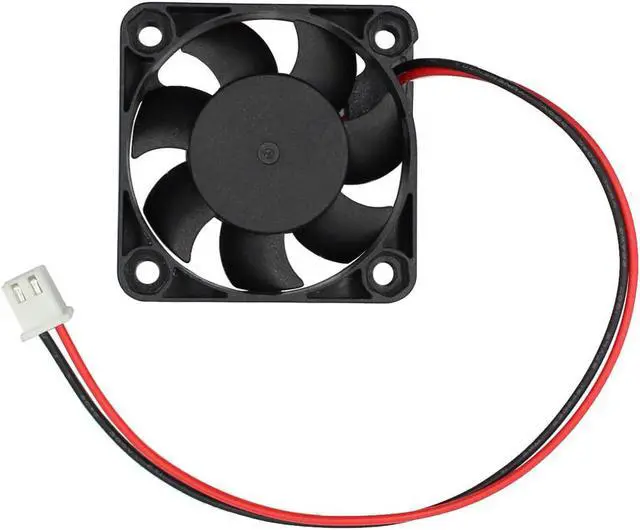 Alt view image 3 of 7 - 2-Pack 40mm x 10mm DC 5V Brushless Cooling Fan, Dual Ball Bearing, 2-Pin