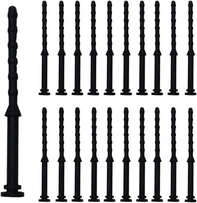 Main image of 20PCS PC Case Fans Computer Cooling Fan Mount Screws, CPU Fan Mounting Pin Rivet Black Soft Rubber Reducing Noise Anti-Vibration Screws 65mm / 2.56in