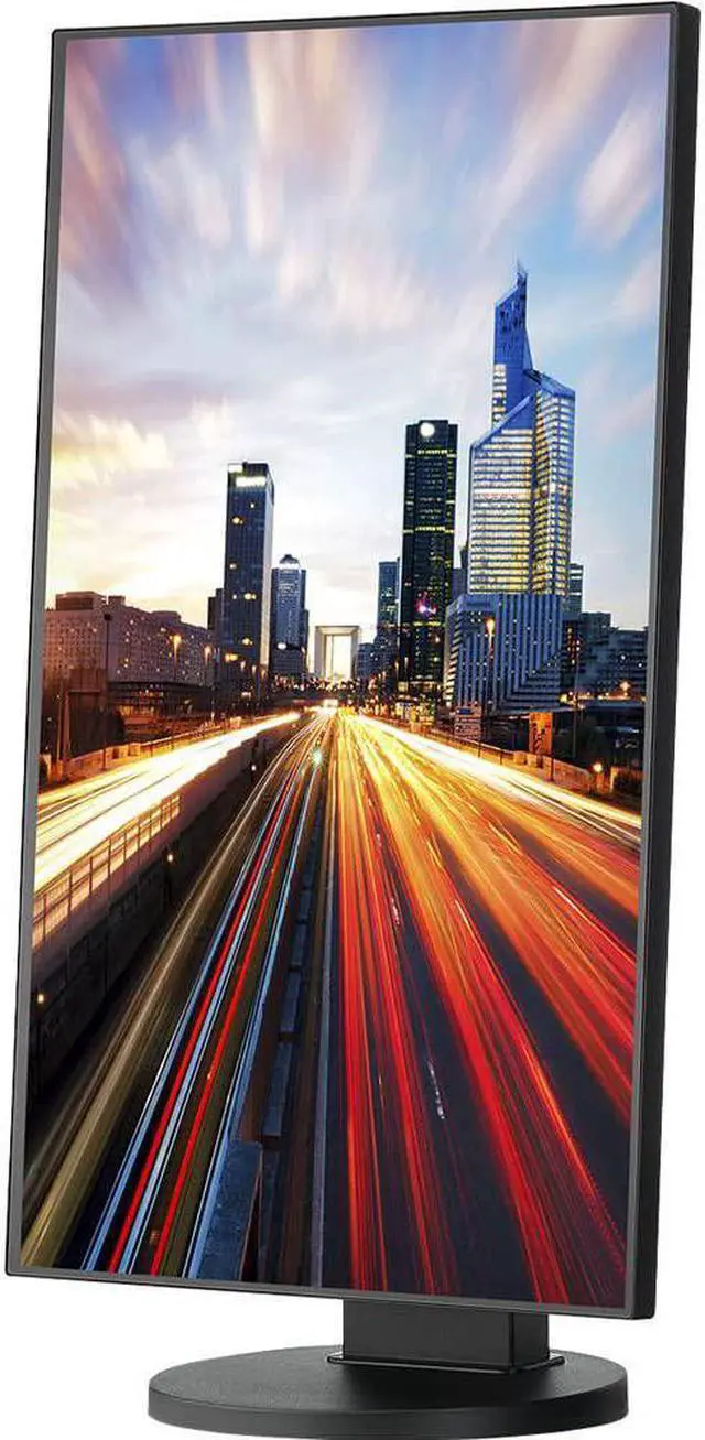 Alt view image 12 of 20 - NEC Display Solutions EX241UN-BK 24” Widescreen Full HD 6ms Monitor with 4-Sided Ultra-Narrow Bezel and IPS Panel, 250cd/m2, D-Sub, DVI, HDMI, DisplayPort,Tilt, Swivel, Pivot, Height-adjustable stand