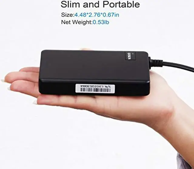 Alt view image 7 of 7 - LVSUN Universal Laptop Charger 90W 12-24V One for All - Slim AC Adapter Power Supply Cord with Dual USB Ports for Mobile/Tablet - Compatible with Lenovo HP Toshiba Samsung Acer Asus and Most Notebooks