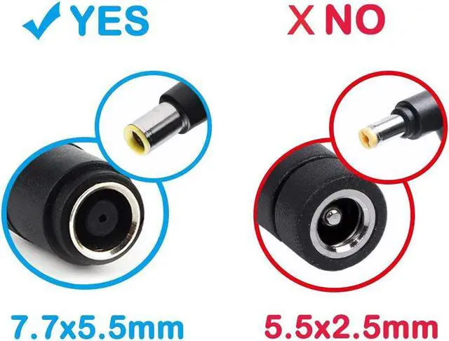 Alt view image 3 of 7 - Purpleleaf Power Supply Converter Charger Cable Adapter for Lenovo ThinkPad X1 Carbon 0B47046 Laptop for Lenovo Ideapad Yoga 11, 11s, 13, 2 Pro, Flex 14, 15; ThinkPad Helix, x240, Carbon X1 (5 Pack