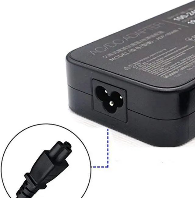 Alt view image 2 of 4 - New 180W Laptop Charger FA180PM111 AC Power Adapter Fit for Asus ROG G75 G75VW G75VX G751JL G751JM G752VL GL502VT G750JW G750JM G750JX G-Series Gaming Laptops