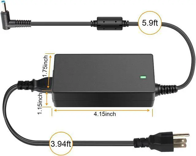 Alt view image 6 of 7 - 741727-001 740015-003 Laptop Charger for HP Pavilion X360 14m-cd0003dx 15-cs0xxx 15-bs0xx 17-by1xxx 17-ca0xxx 15-dw2xxx 15-BA 15-F Series Stream 11 13 14 TouchSmart Elitebook 840 Power Supply Cord