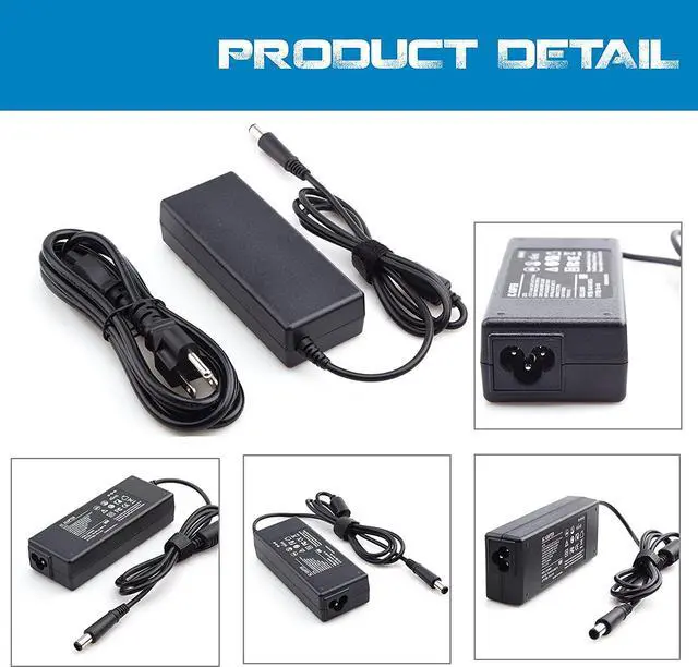 Alt view image 6 of 6 - BURFLO 90W 65W Ac Adapter/Laptop Charger for HP EliteDesk 705 800 G1 G2 G3 G4 Mini PC Desktop Computer;ProDesk 260 600 G1
